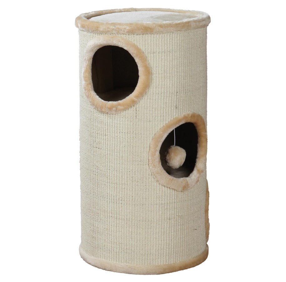 Katzen - Trixie Samuel Cat Tower 70 cm beige - TX4330