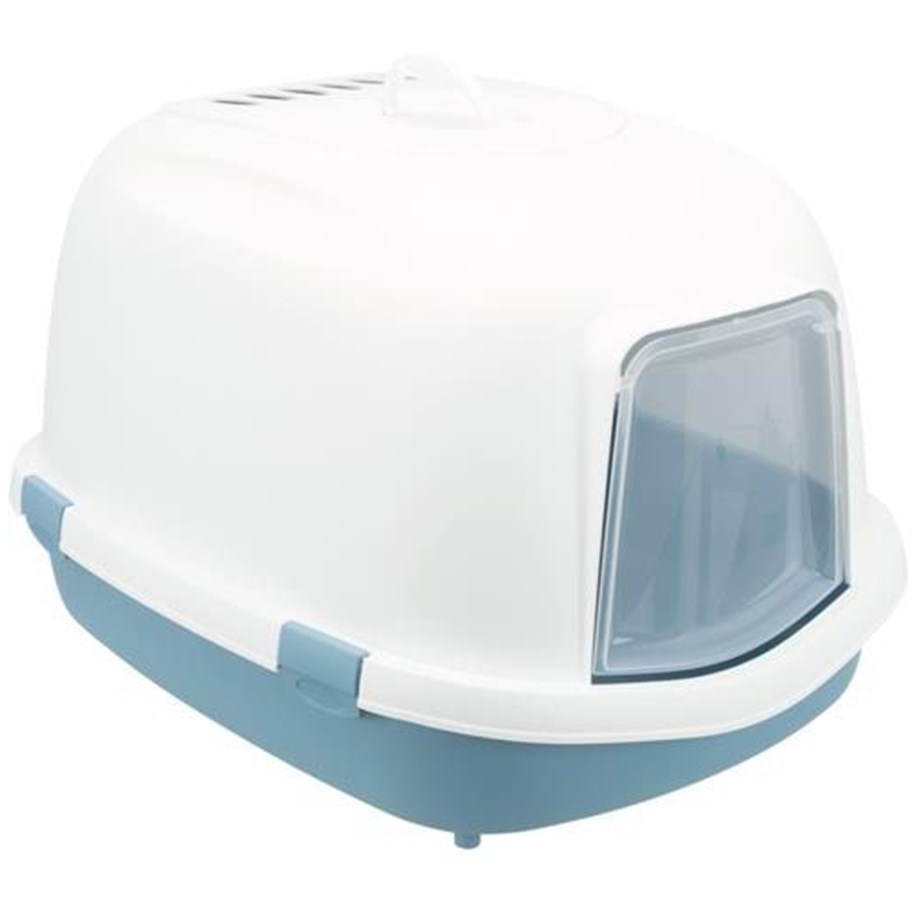 Katzen - Trixie Katzentoilette Primo XXL Top blau/weiß - TX40177