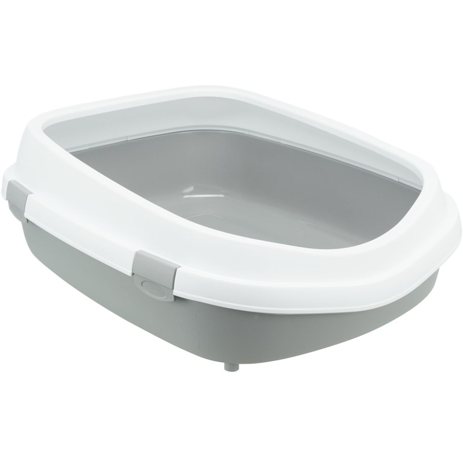 Katzen - Trixie Katzentoilette Primo XXL Grau/Weiß - TX40174