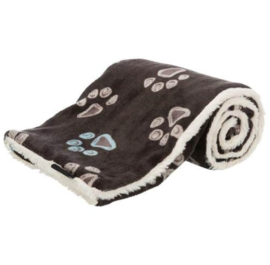 Hunde - Trixie Jimmy blanket soft plush 100 × 70 cm taupe/beige - TX37617