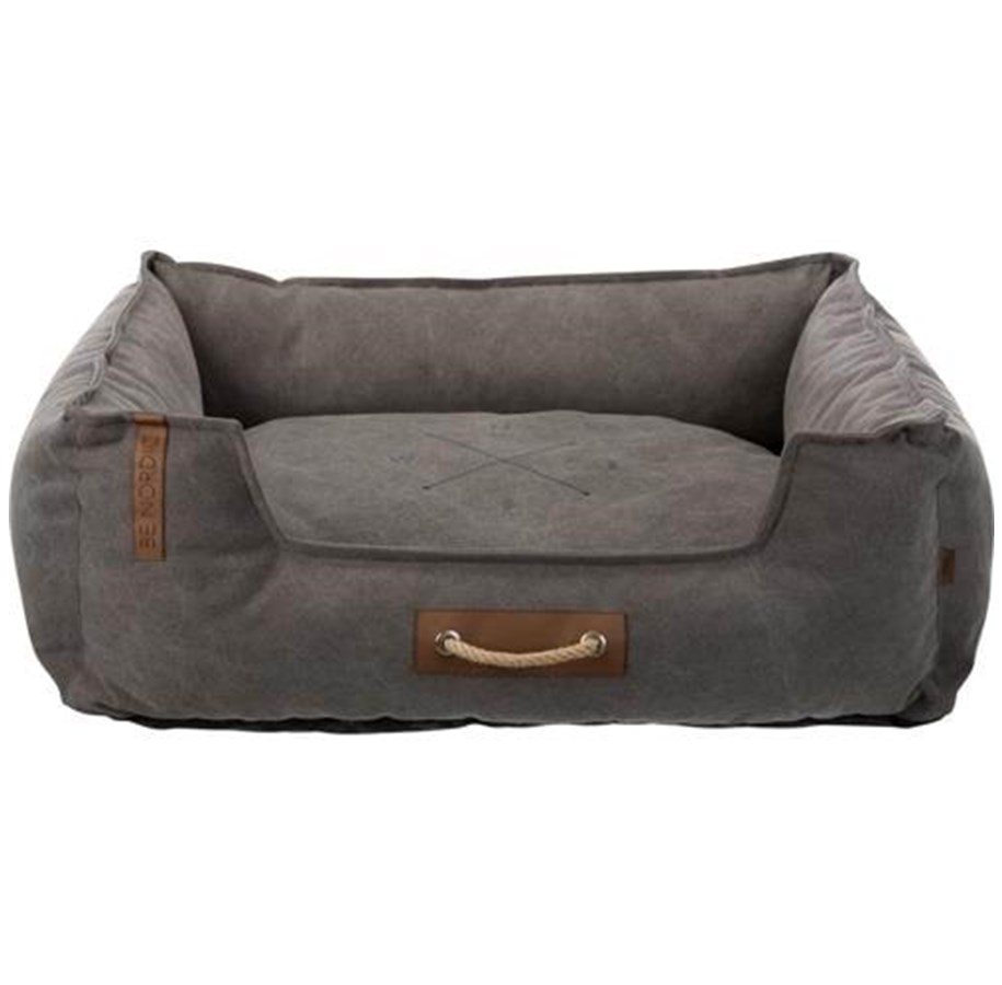 Hunde - Trixie BE NORDIC Föhr bed square 60 × 50 cm dark grey - TX37447