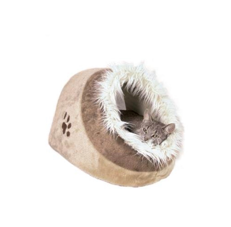 Katzen - Trixie Höhle Minou 41 × 30 × 50 cm beige/braun - TX36282