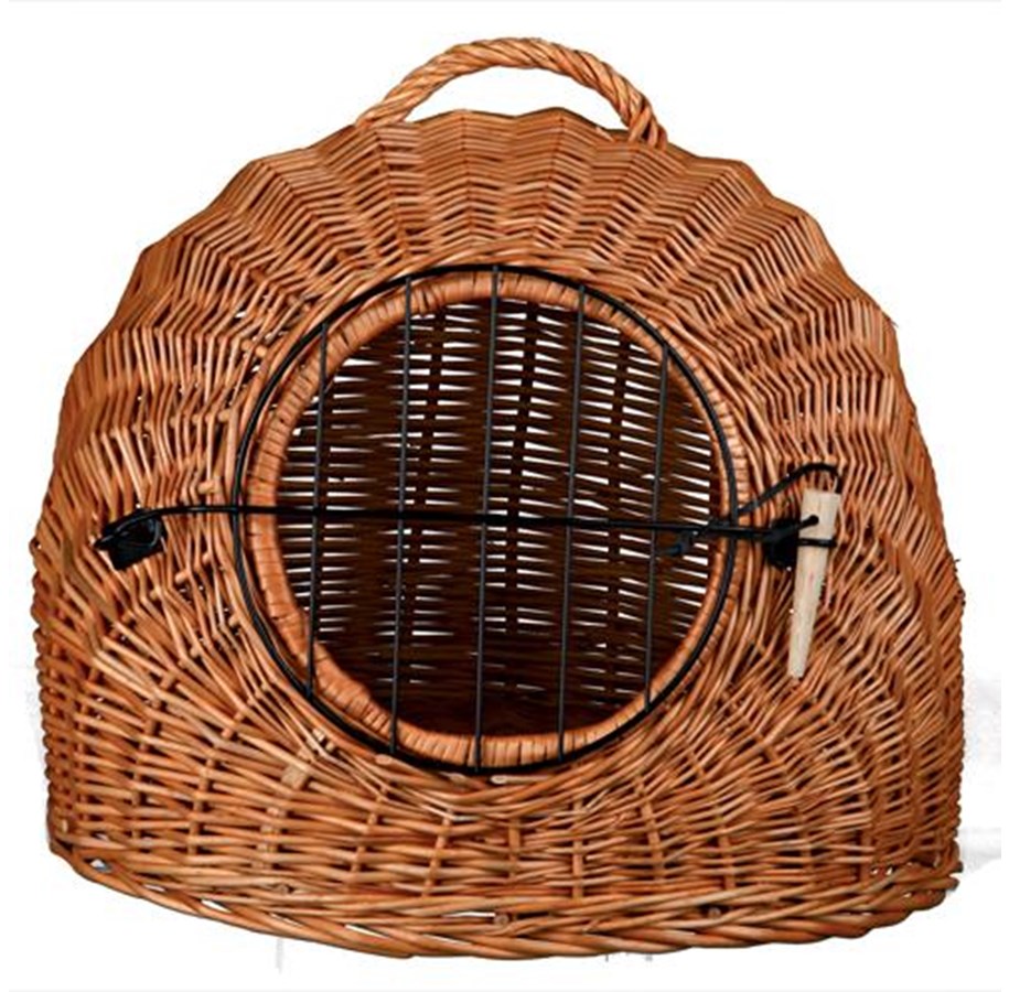 Katzen - Trixie Wicker cave with bars ⌀ 50 cm brown - TX2871