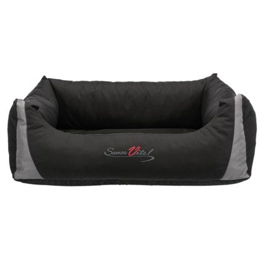 Hunde - Trixie Samoa vital bed square 80 × 65 cm black - TX28386