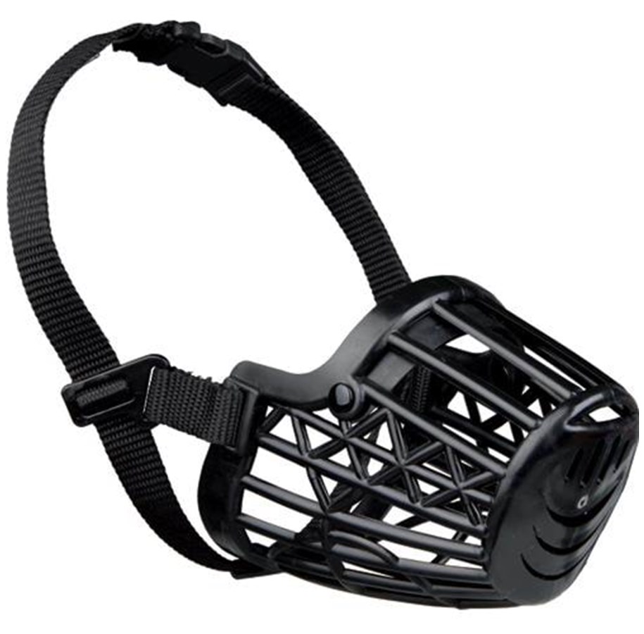 Hunde - Trixie Muzzle plastic L–XL black - TX17607