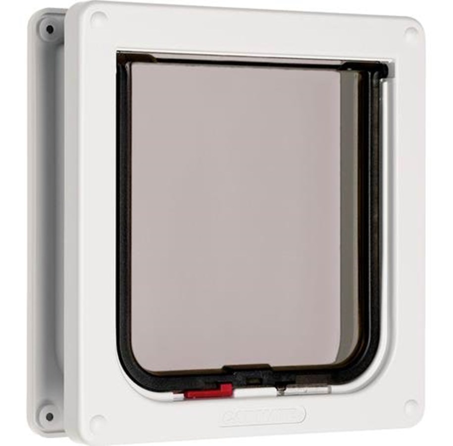 Katzen - Petmate Lockable Cat Flap/Door Liner - White - K234W