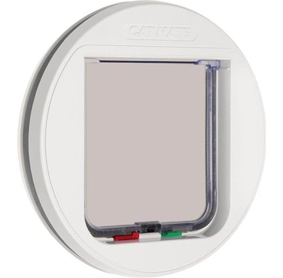 Katzen - Petmate Glass Fitting Cat Flap - White (210W) - K210W