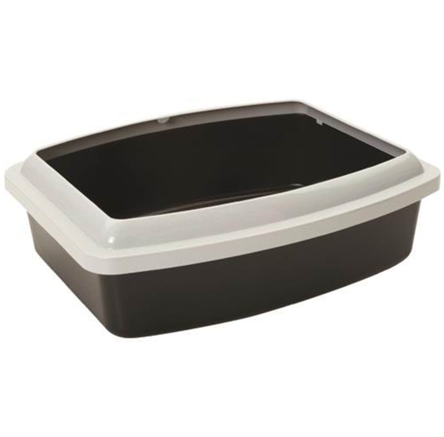 Katzen - Savic Cat litter tray w.rim jumbo 55cm - K0209