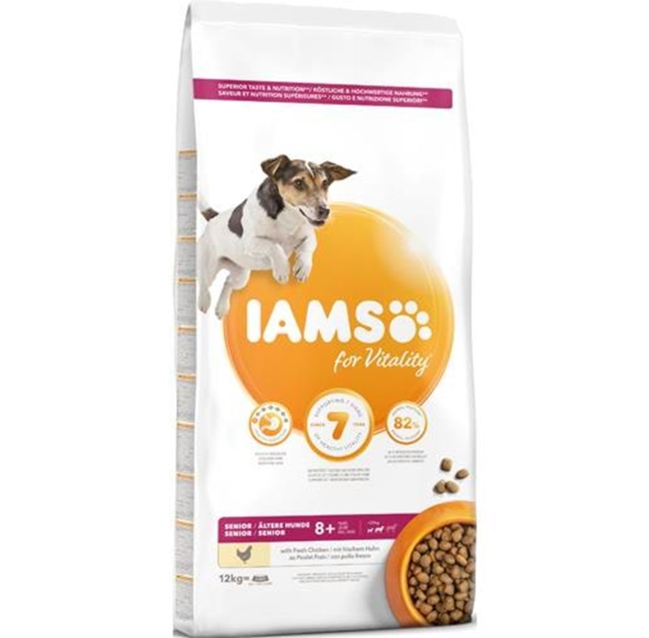 Hunde - Iams Vitality Senior Small Medium 12 kg - IH131200