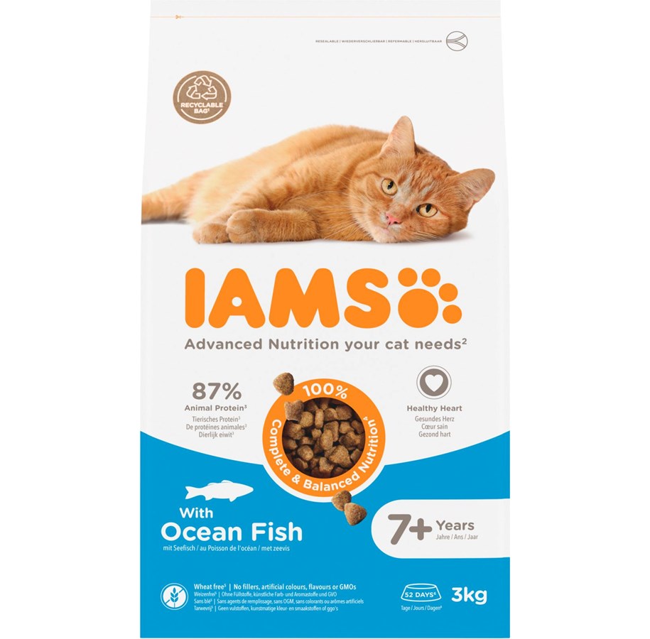 Katzen - Iams CAT Vitality Senior Ocean Fish 3 kg - I110300
