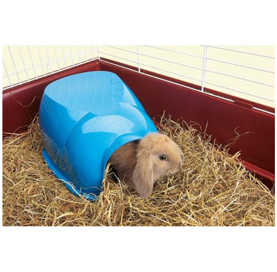 Nagetiere - Savic Cocoon hiding for dwarf rabbit 34.5x26.5x16 blue - HT0185