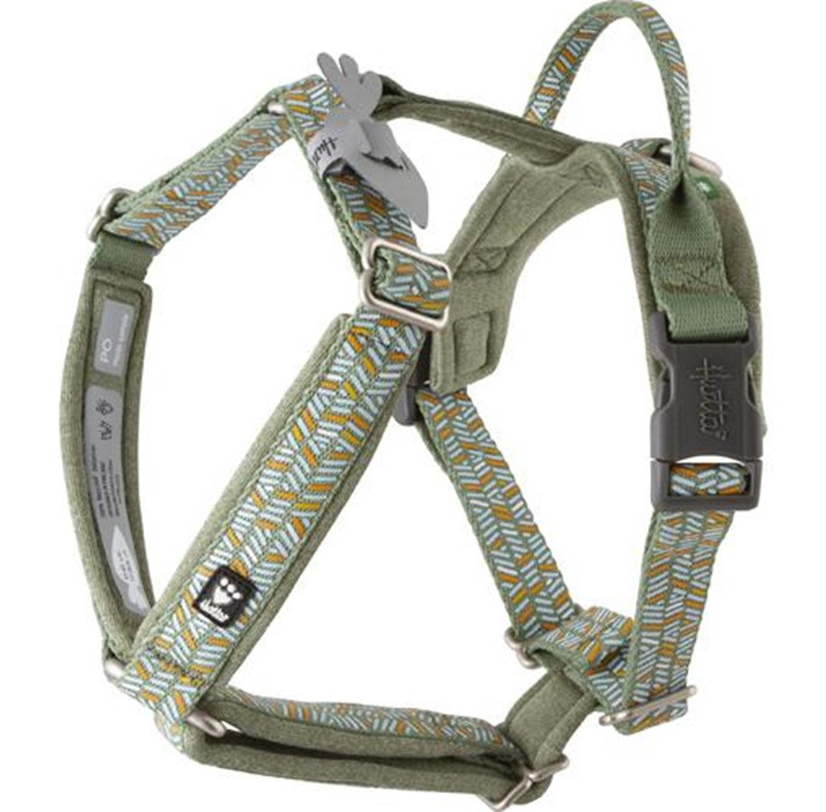 Hunde - Hurtta Razzle-Dazzle Y-harness 35-45 cm Hedge - H933982