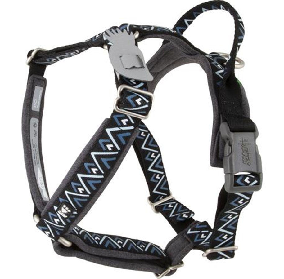 Hunde - Hurtta Razzle-Dazzle Y-harness 35-45 cm Blackberry - H933950