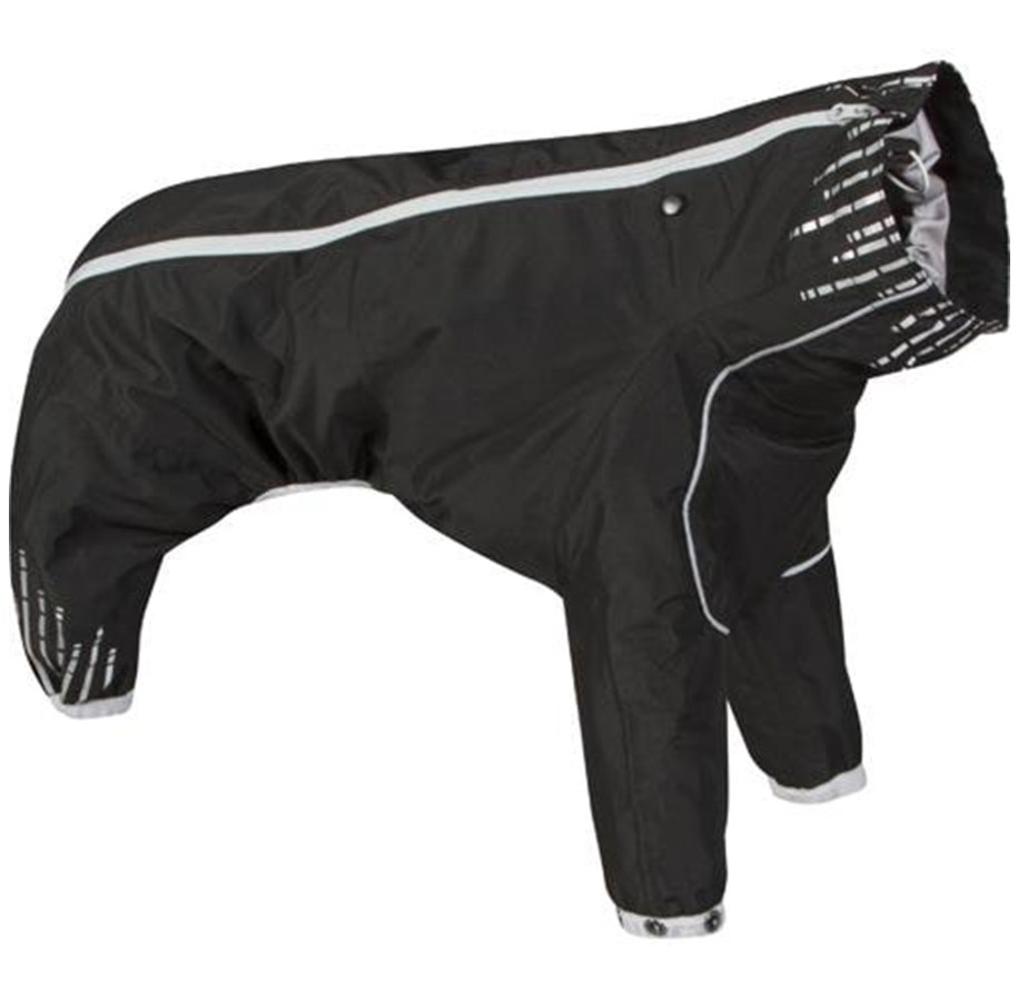 Hunde - Hurtta Downpour suit  raven 60L - H933099