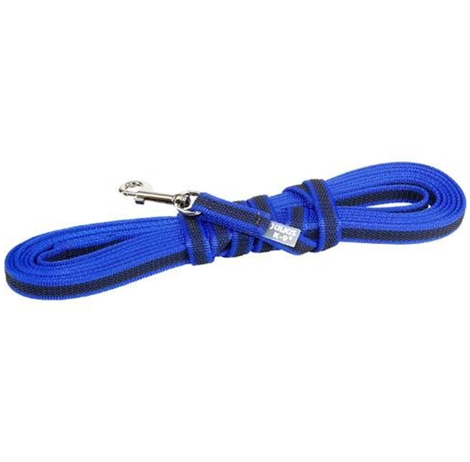 Hunde - Julius-K9 C&G - Super-grip leash.blue/grey.14mm/5m.with handle.max 30kg - H668228