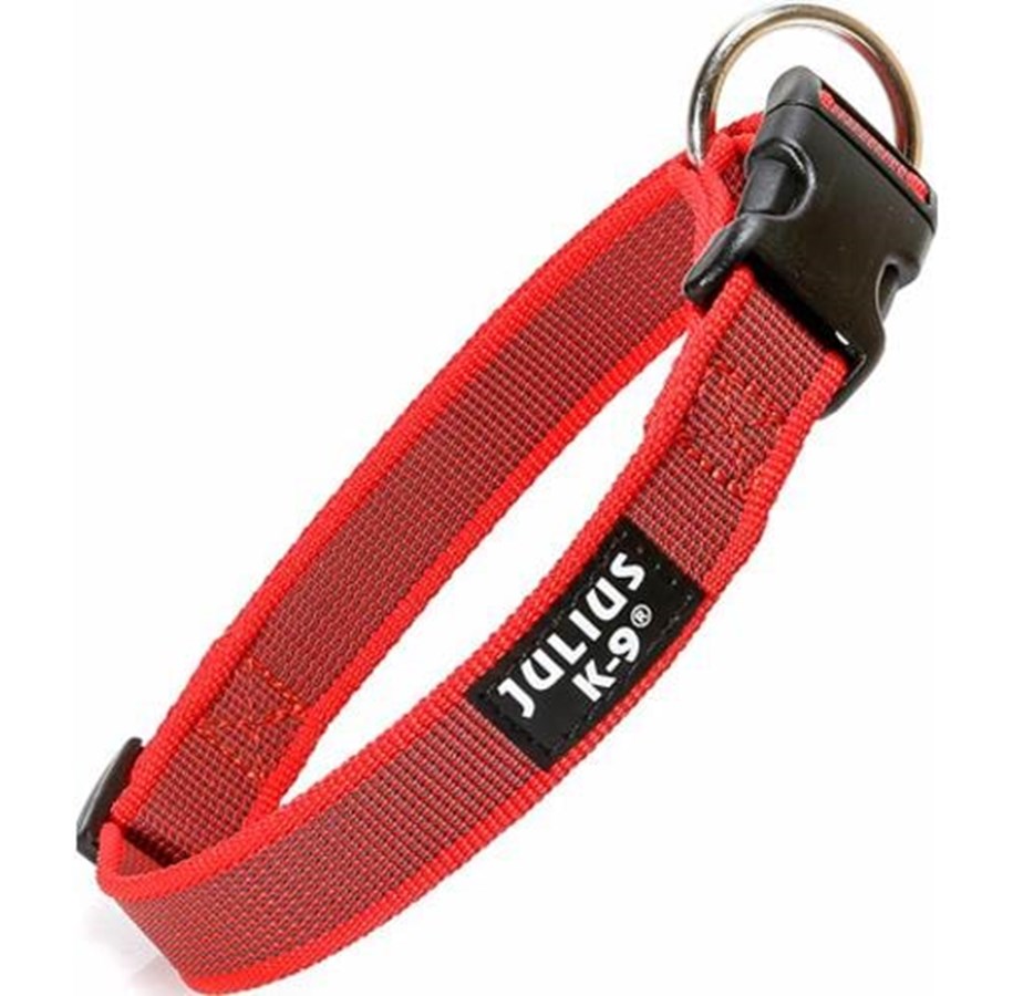 Hunde - Julius-K9 C&G - Super-grip collar red/grey 25mm/39-65cm - H661649