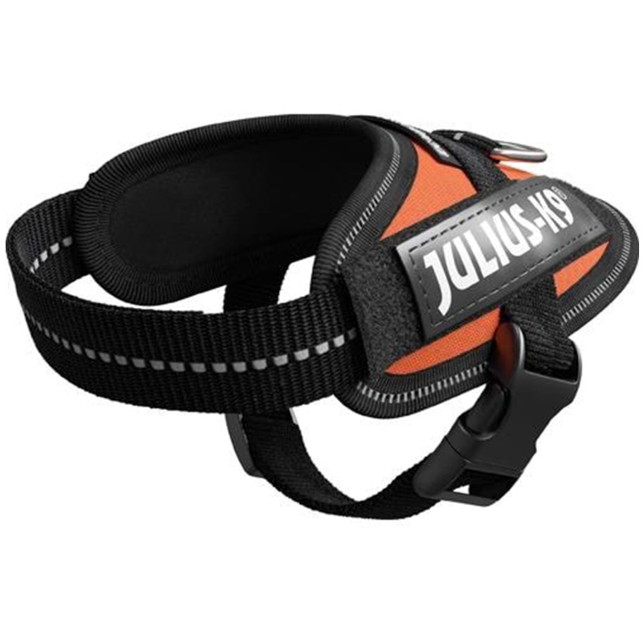 Hunde - Julius-K9 IDC Powerharness UV Orange Baby1 29-36cm - H659783