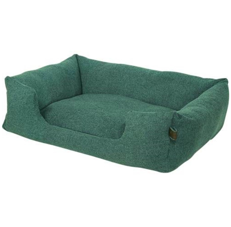 Hunde - FANTAIL Basket Snooze Botanical Green 110x80cm - H14670