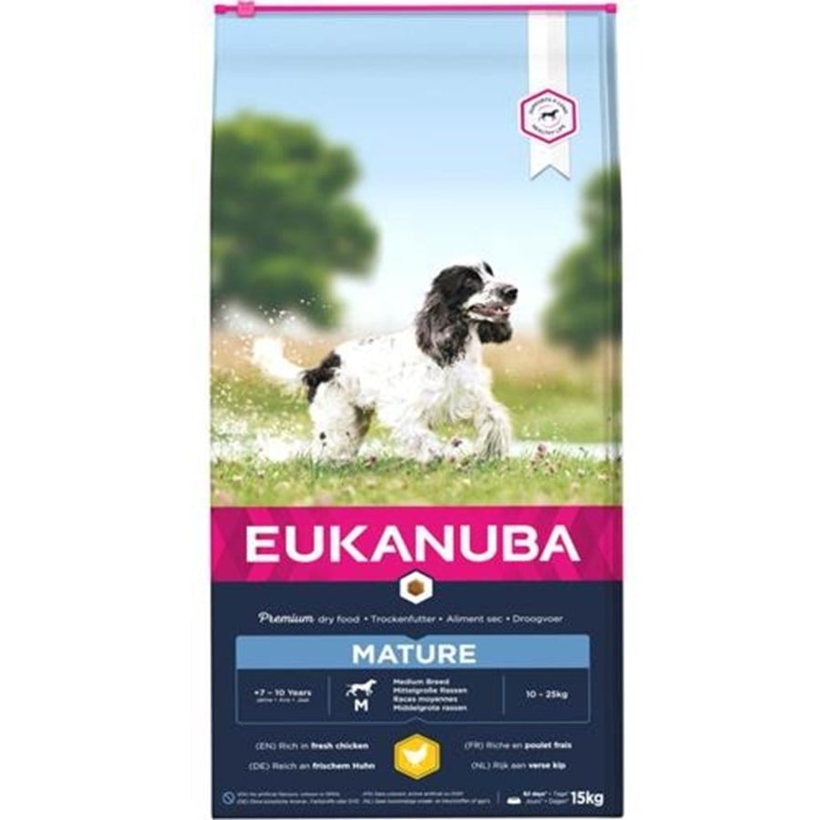 Hunde - Eukanuba Mature Medium Breed 15 kg - EH131500