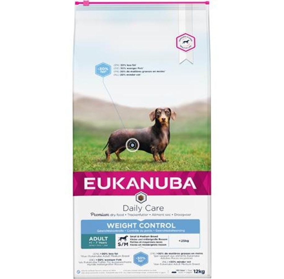 Hunde - Eukanuba DailyCare Adult Weight Control Small/Medium 12 kg - EH111200