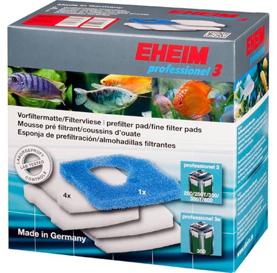 Fische - EHEIM set of filter pads for prof.3 250/350/600 (2071/73/75) prof.3e 350 (2074) - E261671