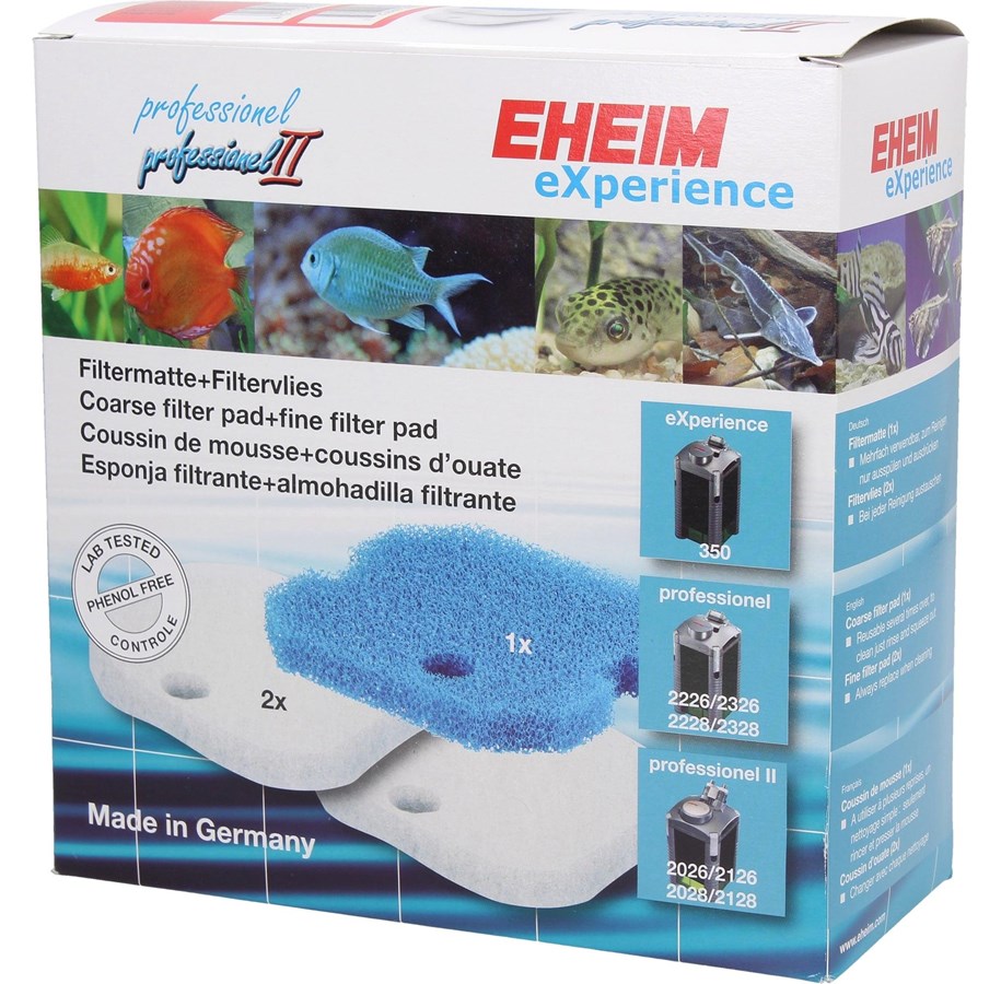 Fische - EHEIM set of filter pads for eXperience 350 (2426) - E261626
