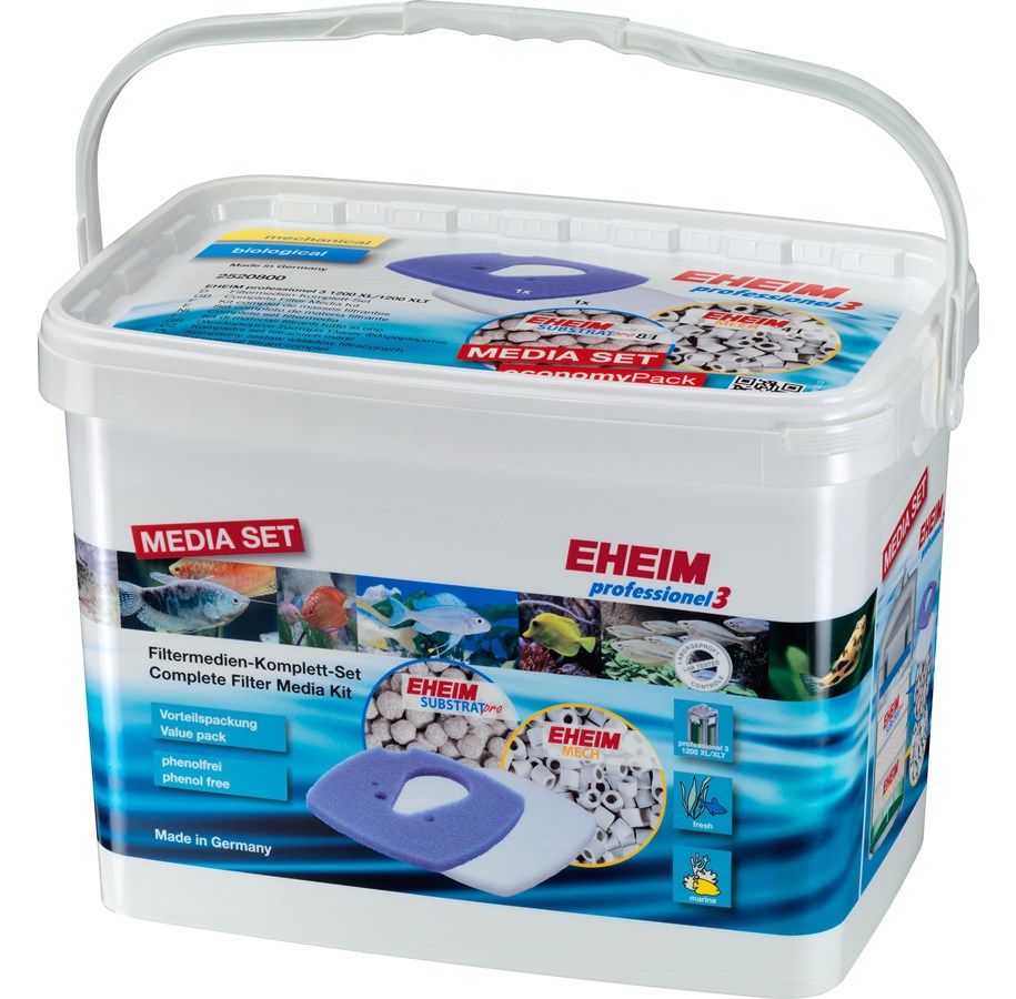 Fische - EHEIM MEDIA SET professionel 3 1200XLT - complete filter media set - E252080