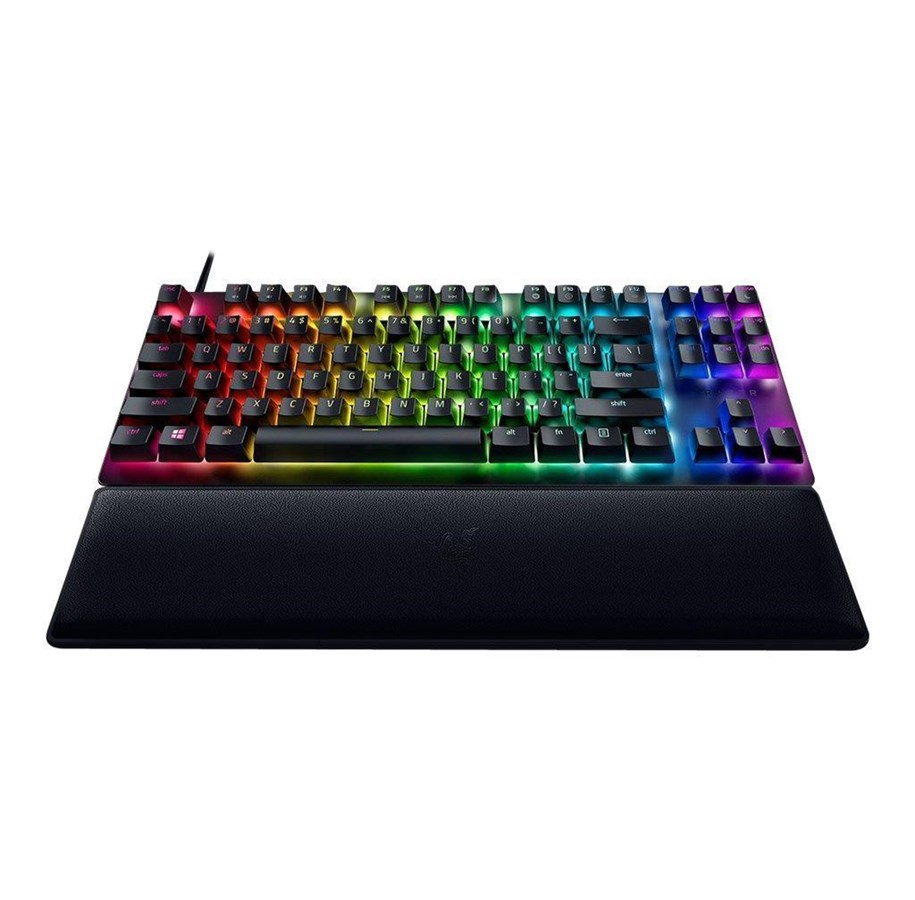Tastaturen - Razer Huntsman V2 TKL Optical Red - US - Gaming Tastatur (TKL) - Englisch (US) - Schwarz - RZ03-03940100-R3M1