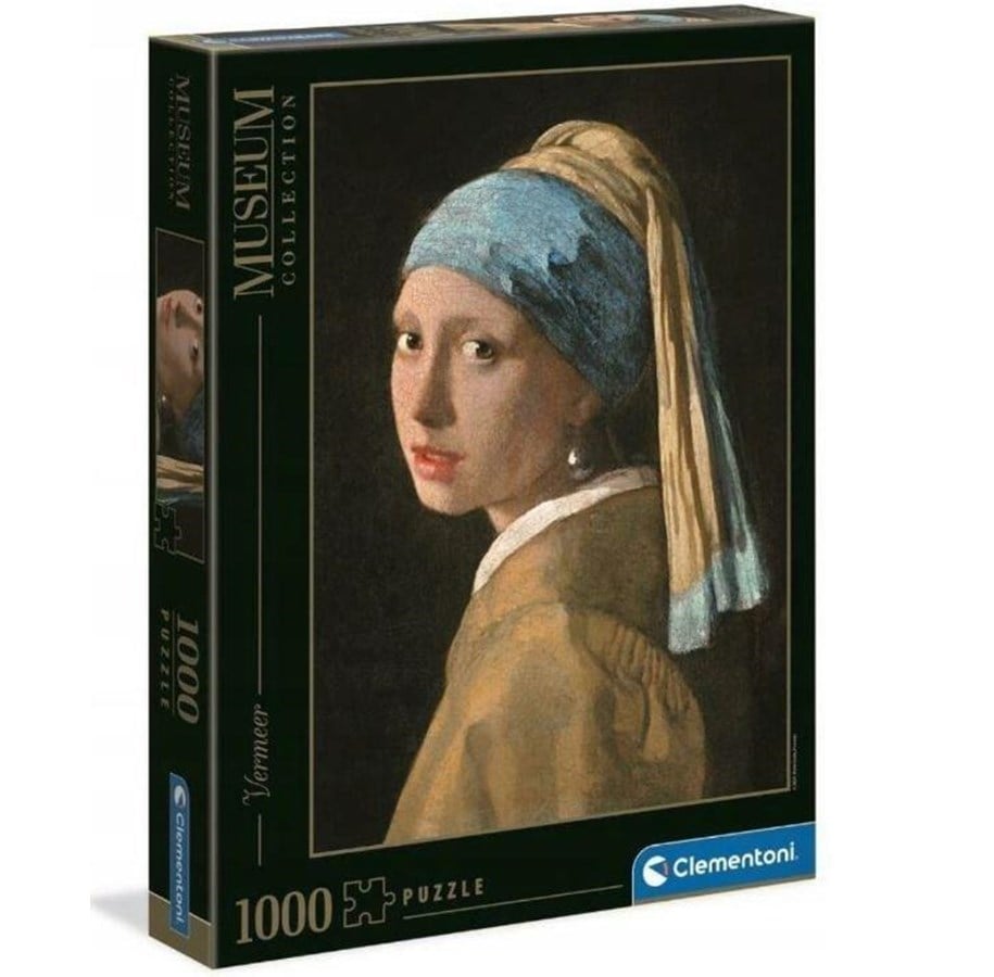 Puzzle - Clementoni 1000 pcs. Museum Collection Girl With Pearl Earring - 39614