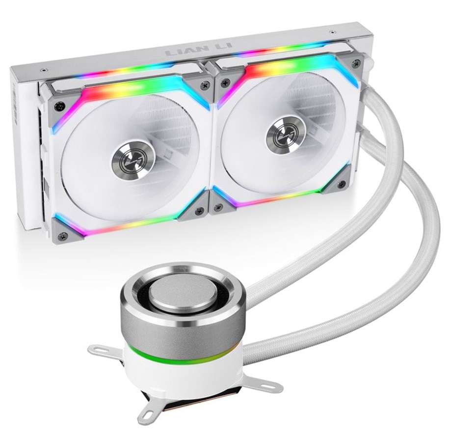 CPU Kühler - Lian Li GALAHAD AIO 240 SL RGB V2 - White - CPU-Wasserkühlung - Max 32 dBA - GALAHAD AIO 240 SL WHITE