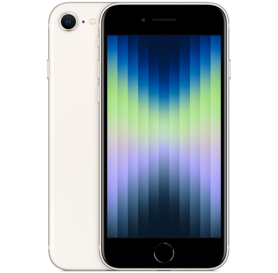 Handys & Smartphones - Apple iPhone SE (2022) 5G 256GB - Starlight - MMXN3QN/A