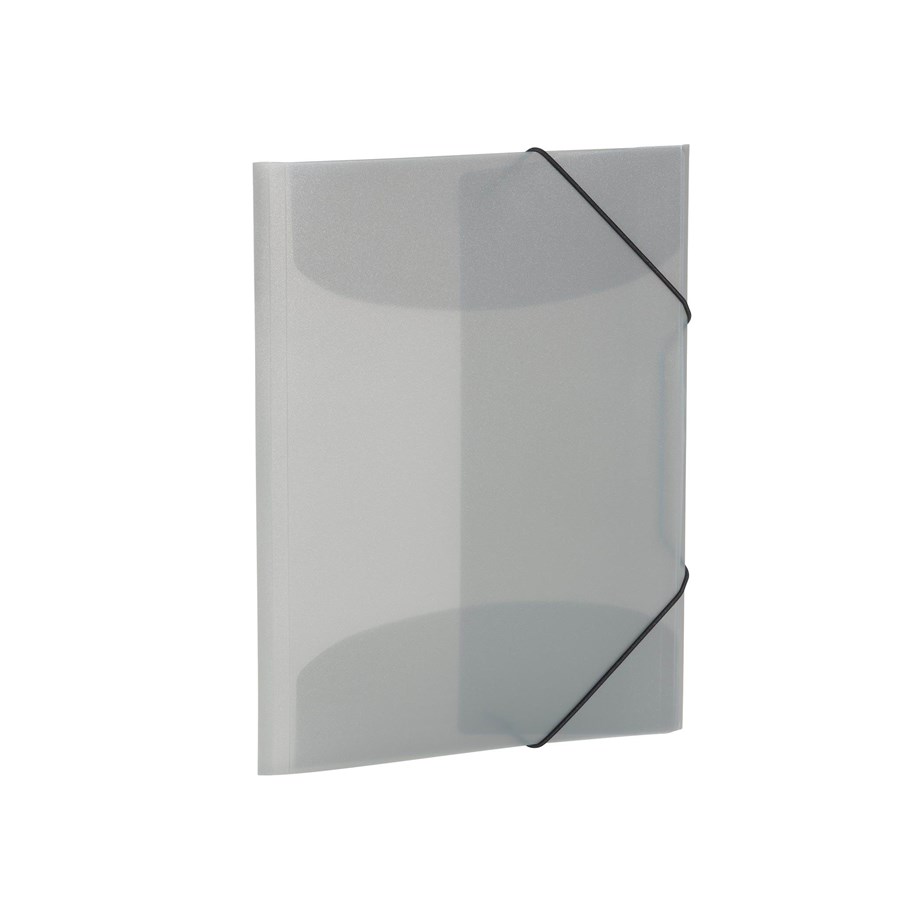 Mappen und Clipboards - HERMA Elasticated folder A4 PP translucent grey - 19582