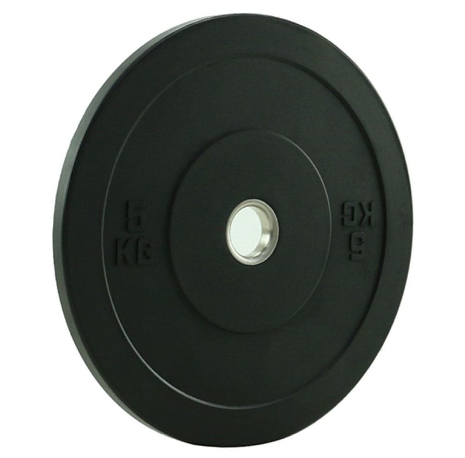 Sport & Fitness - TITAN LIFE Bumper Plate 5kg. Dia. 50mm. Rubber Bla - 610-000218