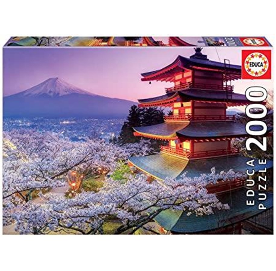 Puzzle - Educa 2000 Pieces Mount Fuji Japan - 016775