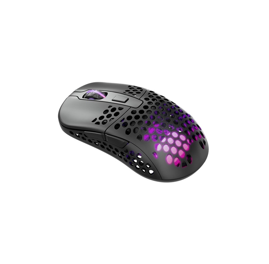 Maus - Xtrfy M42 Wireless RGB - Black - Gaming Maus (Schwarz mit RGB) - M42W-RGB-BLACK