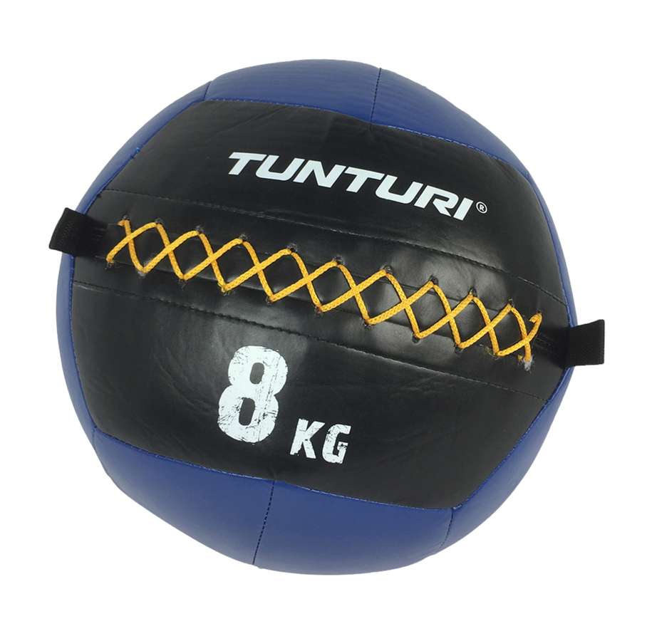 Sport & Fitness - Tunturi Wall Ball 8 kg. - 14TUSCF011BLÅONE SIZE