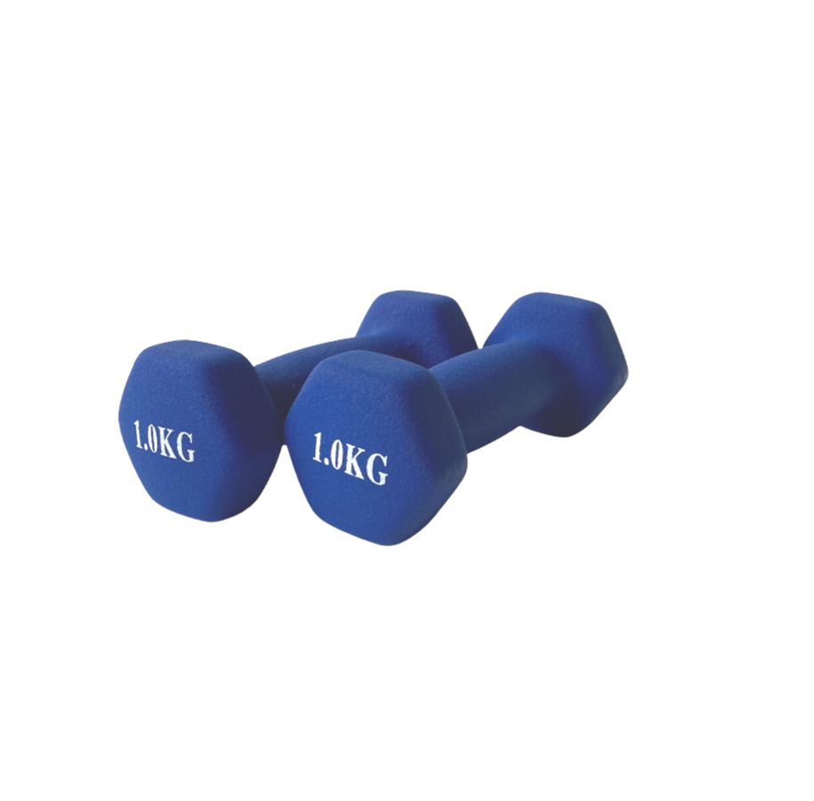 Sport & Fitness - ASG NEOPRENE DUMBBELL SET 1KG - ASG4003IONE SIZE