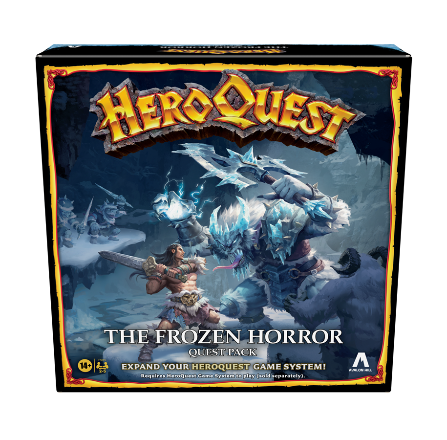 Brettspiele - Avalon Hill HeroQuest Der eisige Schrecken Abenteuerpack - HeroQuest Basisspiel erforderlich (Englisch) - F5815UU00