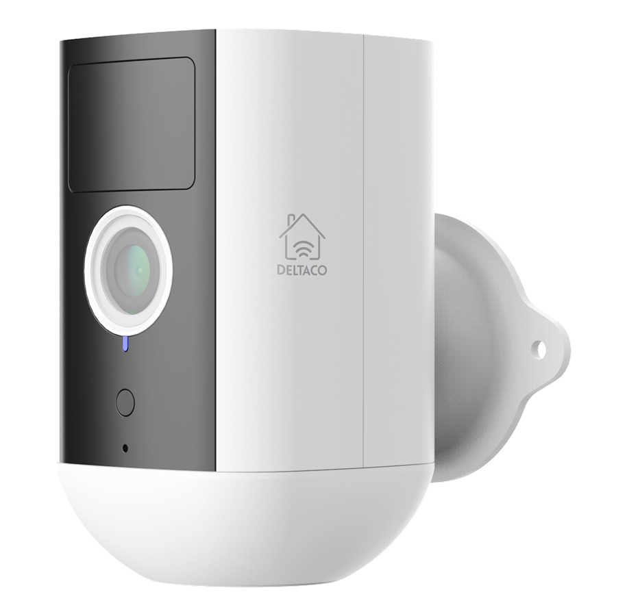 Smart-Home - Deltaco SMART HOME Battery powered WiFi camera for outdoor use IP54 2MP white - SH-IPC09