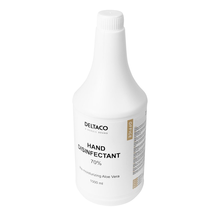 Sonstige Körperpflege - Deltaco OFFICE Hand sanitizer with Aloe Vera 1000 ml - CK1037
