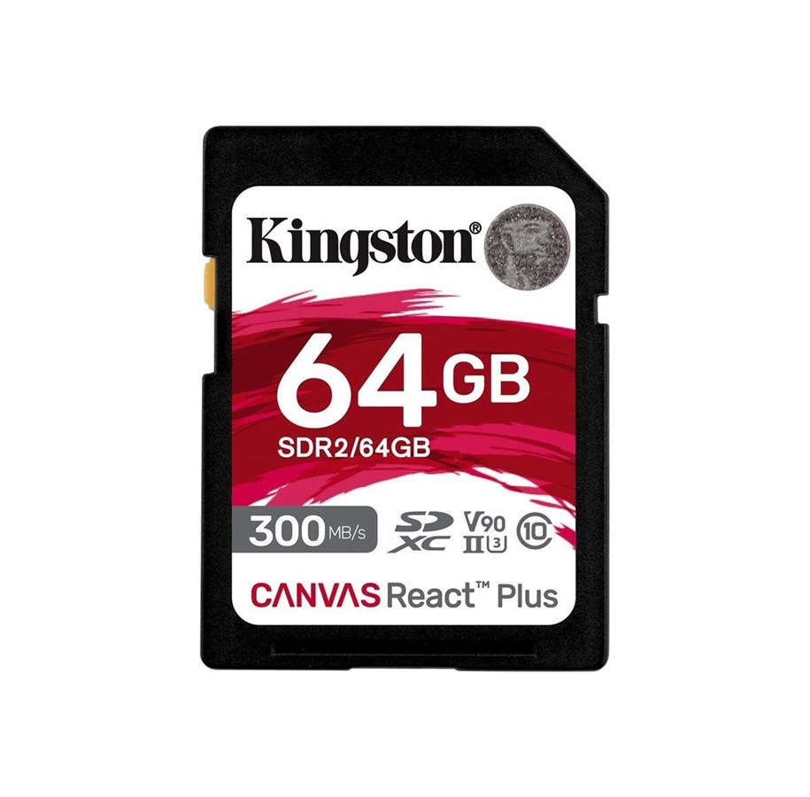 Speicherkarten - Kingston Canvas React Plus V90 SD - 300MB/s - 64GB - SDR2/64GB