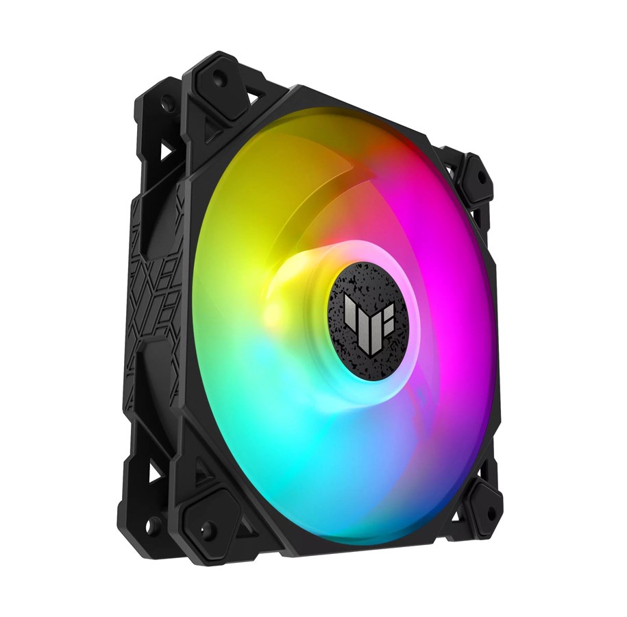 Gehäuselüfter - ASUS TUF GAMING TF120 ARGB - Gehäuselüfter - 120mm - Schwarz mit RGB LED - 29 dBA - 90DA0030-B09000