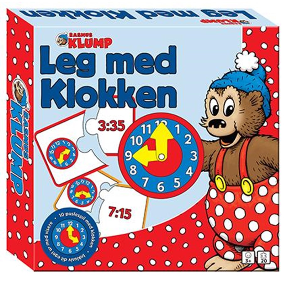 Brettspiele - Barbo Toys Rasmus Klump - Leg med Klokken - 5704976074373