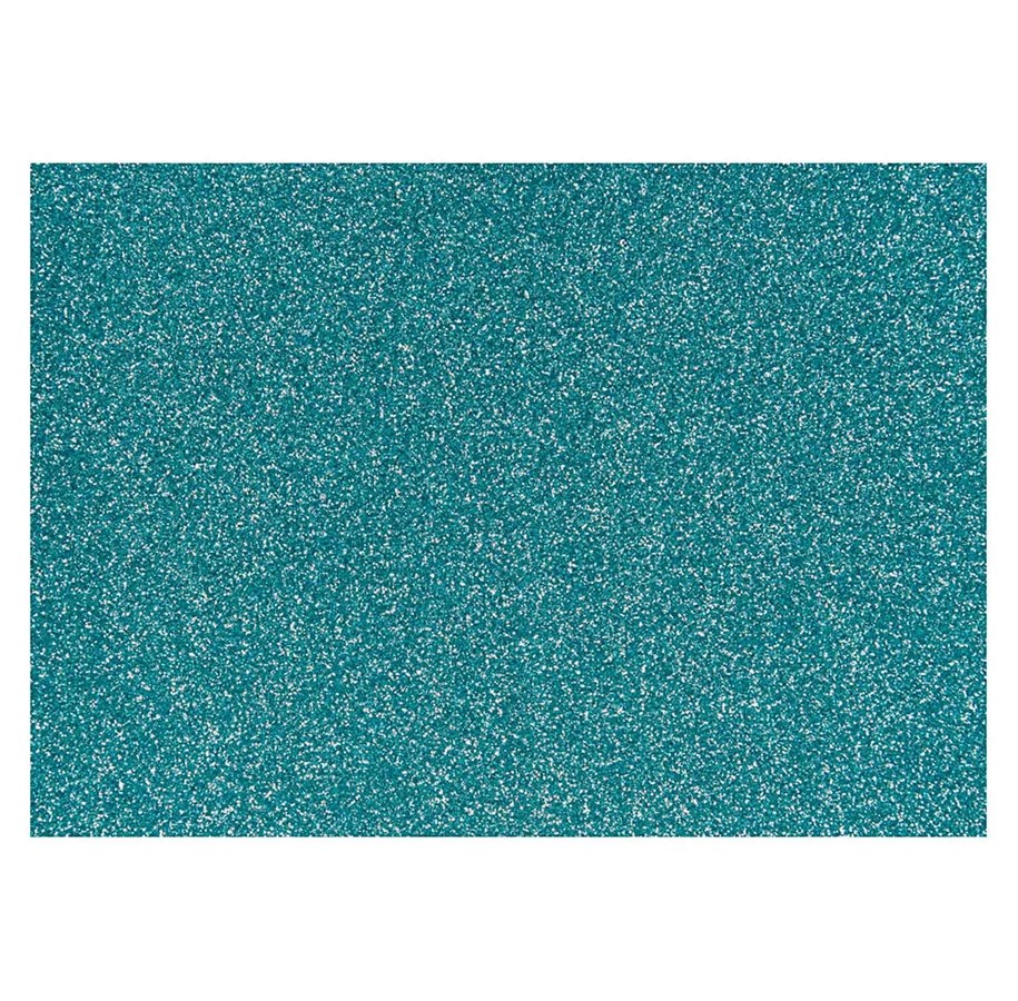 Hobby-Zubehör - Creativ Company Iron-on Foil Glitter Light Blue A5 - 44335