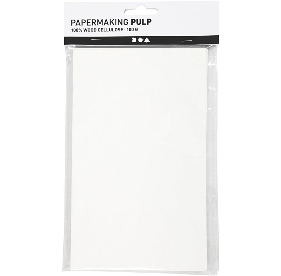 Papier, Fotopapier und Etiketten - Creativ Company Paper Pulp Off-white 20x12cm 100gr - 78658
