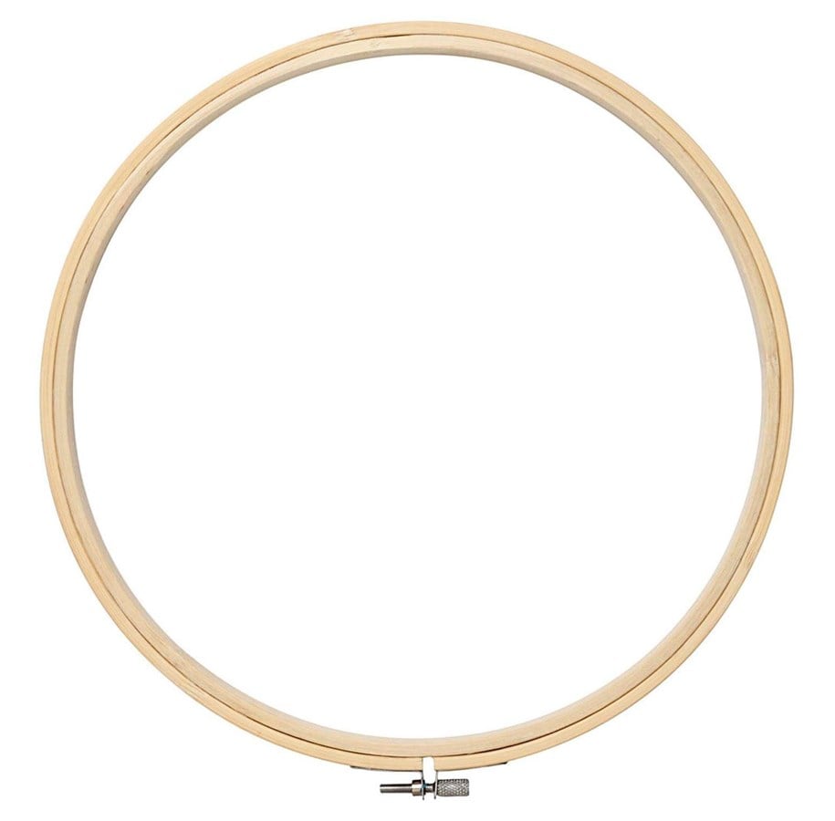 Kunst & Handwerk Ausstattung - Creativ Company Embroidery frame Wood Ø 25cm - 41250