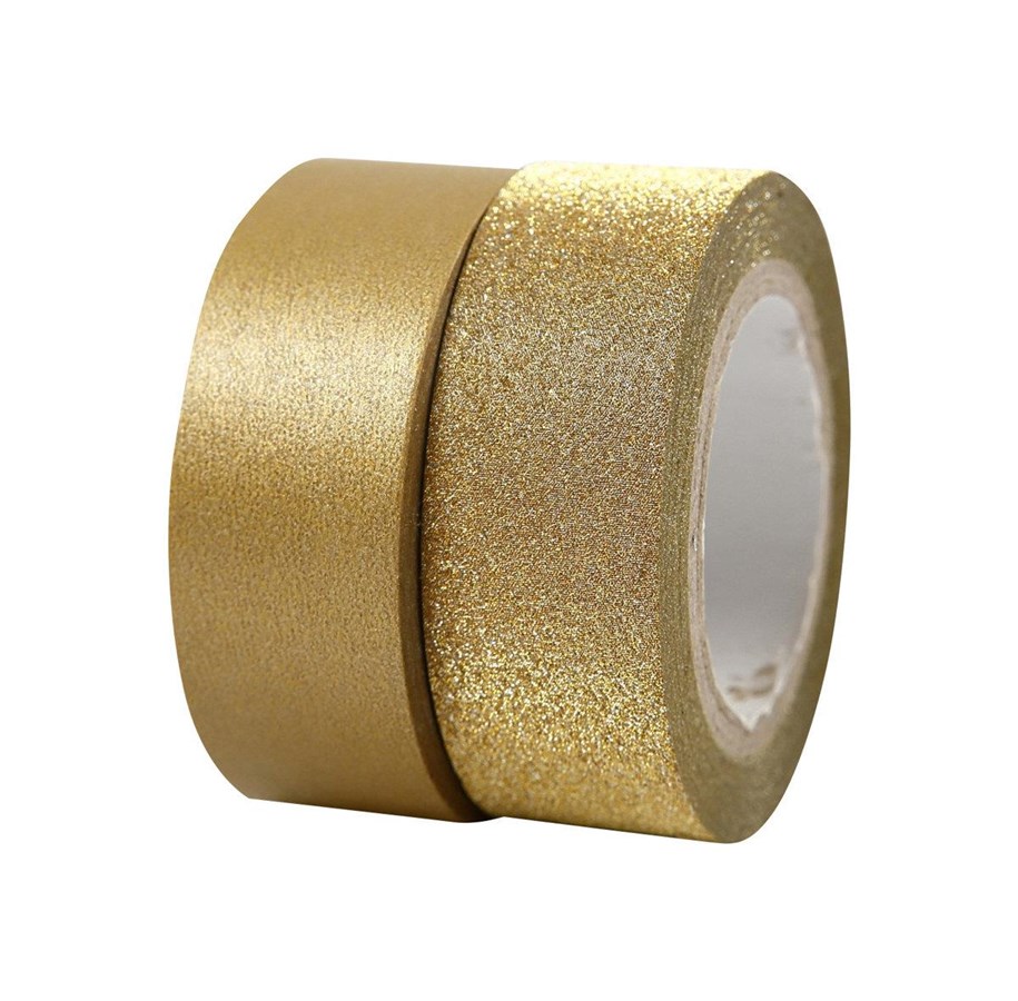 Klebeband und Kleber - Creativ Company Self-adhesive glitter film / masking tape - 25220