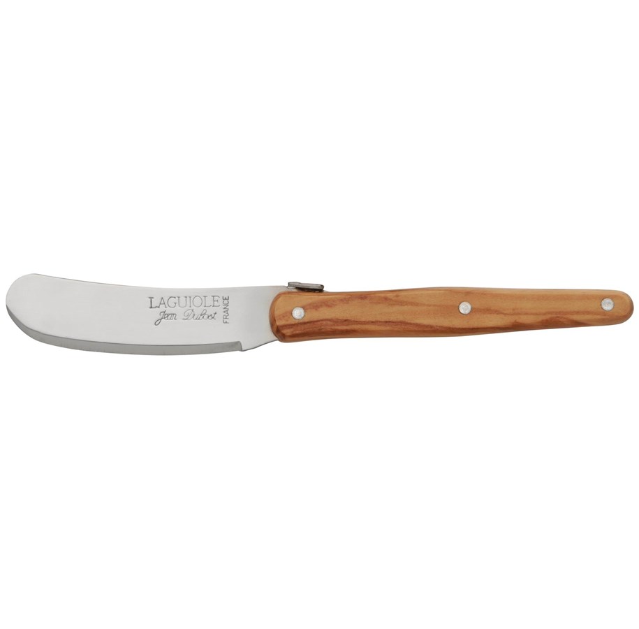 Küchengerät - Jean Dubost Buttermesser Olivenholz Laguiole gerader Griff 15 cm - JL0013765BV1002