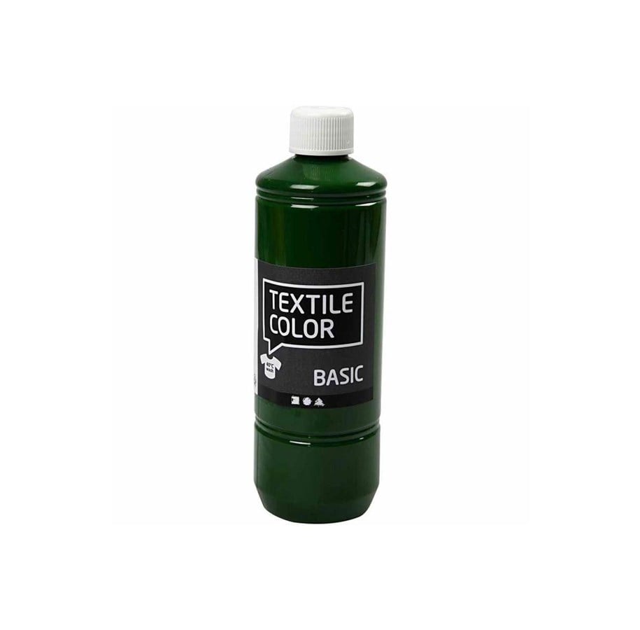 Kunst & Handwerk Ausstattung - Creativ Company Textile paint - Grass Green 500ml - 34151