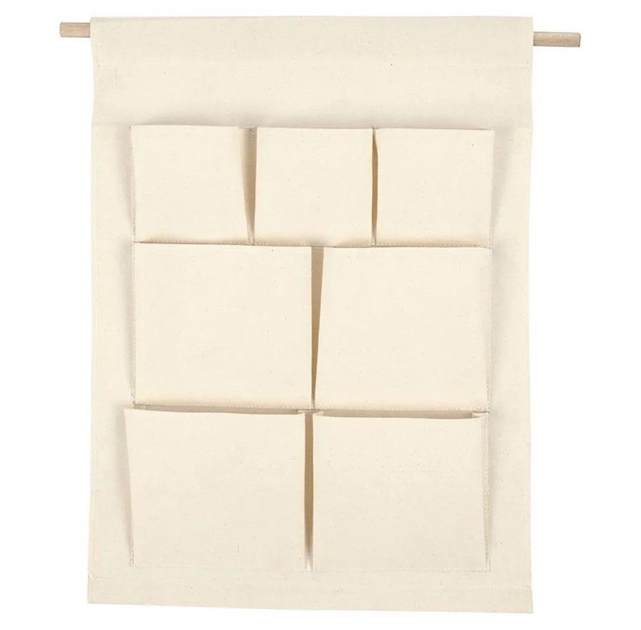 Kleiderbügel und Haken - Creativ Company Hanging Organizer Canvas - 49737